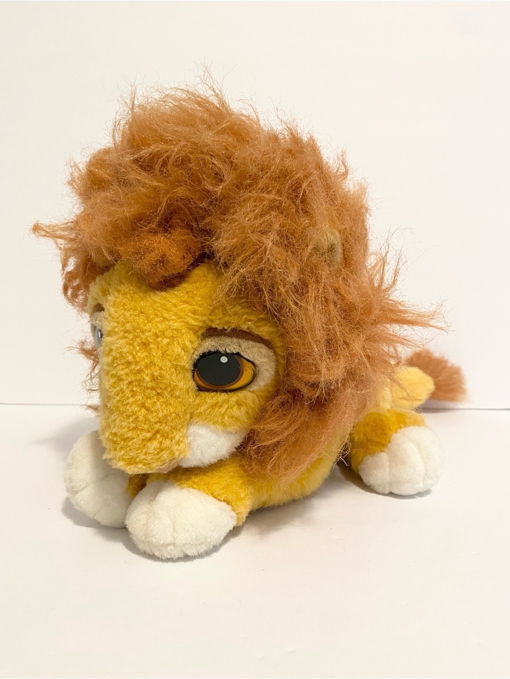Vintage Disney The Lion King Mane Changing Growing Up Simba Plush 1994 Mattel